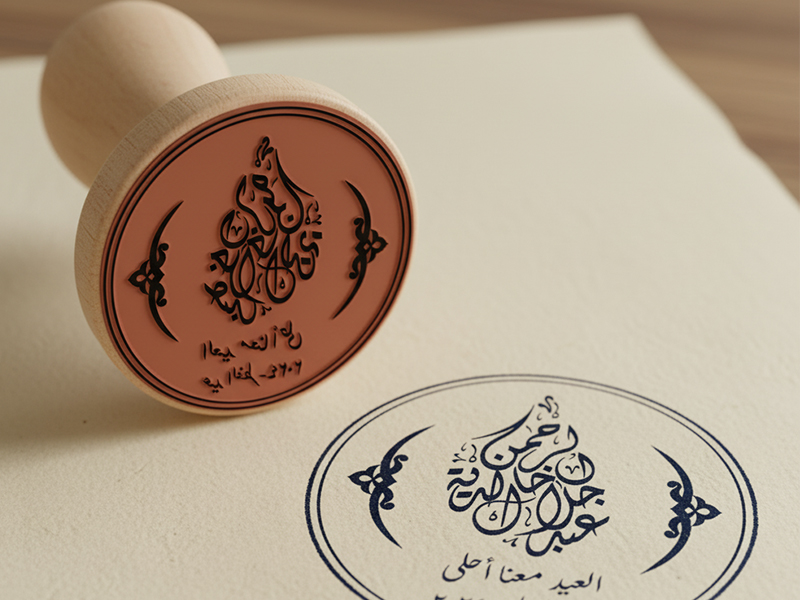 Personalized Stamp Design (Alternate View)